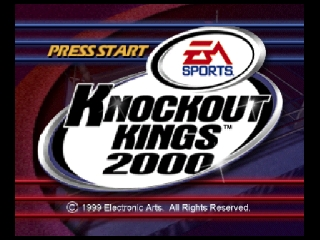Knockout Kings 2000 (Europe) Title Screen